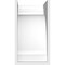 Ekena Millwork Standard Hughes Architectural Grade PVC Bracket, 6 1/2"W x 12"D x 12"H BKTP07X12X12HUG - alternate 2